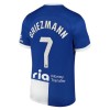 Maillot de Supporter Atlético Madrid Griezmann 7 Extérieur 2023-24 Pour Enfant